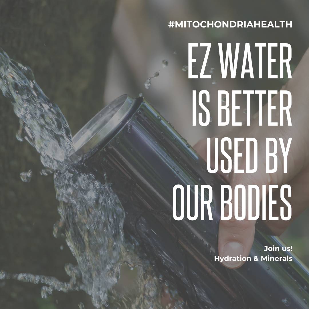 EZ Water is Better Used by Our Bodies